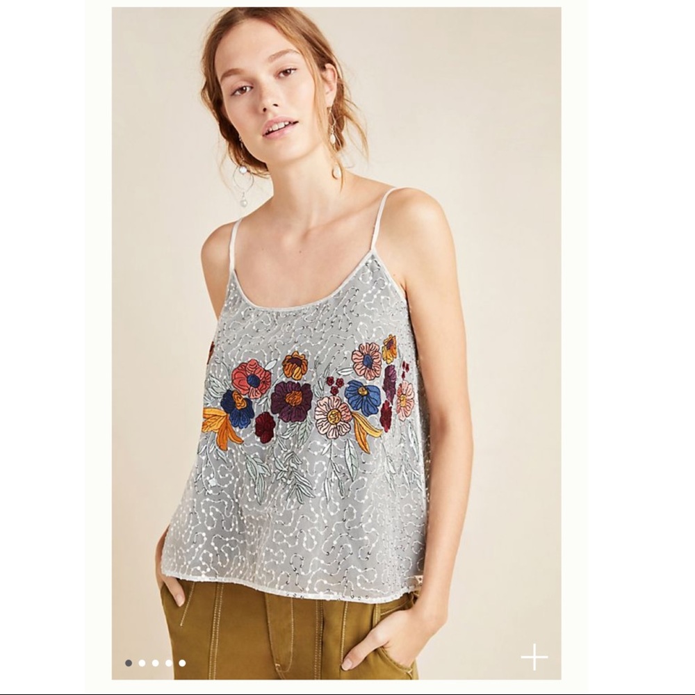 Anthropologie Seen Worn & Kept Floral Cami